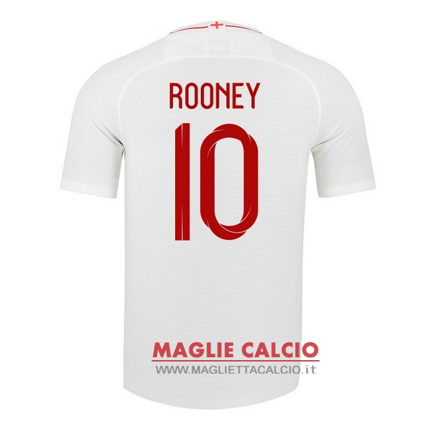 nuova maglietta inghilterra 2018 rooney 10 prima